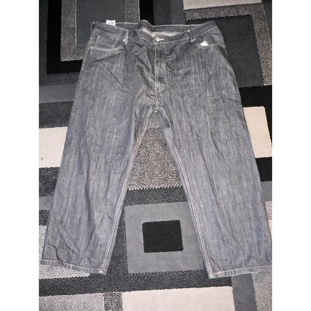 Levi's 569 Loose Straight Jeans Mens 48x30‎ Dark Wash Excellent